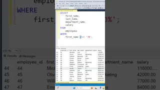 Use wildcard characters with the LIKE operator in SQL to return records that match a specific patter