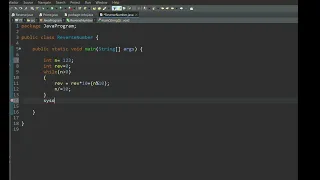 Java Interview Question Reverse a Number