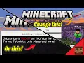 How to change your Splash Loading screen text Minecraft Bedrock edition