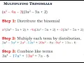 Multiplying Two Trinomials - HVA Math Tips
