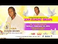 Thanksgiving Service For The Life Of Jean Evadne Brown