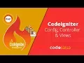 Codeigniter Tutorial for Beginners - Basic Configuration Controller Views