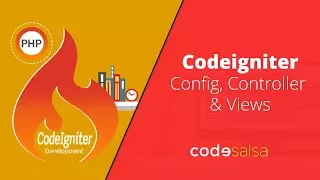 Codeigniter Tutorial for Beginners - Basic Configuration Controller Views