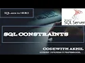 SQL Constraint - I