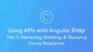 Ionic Creator Tutorials Using APIs with Angular http Part 2
