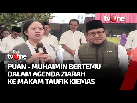 Puan dan Cak Imin Ziarah ke Makam Taufik Kiemas