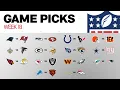 NFL Game Picks Week 18