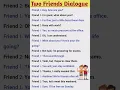 Dialogues Writing Between Two Friends in English 🤓😀 #dialogue #conversation #twofriends #shorts
