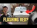 Whirlpool Washer Flashing Red Lid Lock Light Easy Fix