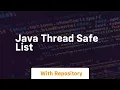 java thread safe list