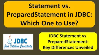 Statement vs PreparedStatement in JDBC Which One to Use