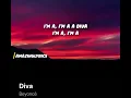 Diva by Beyonce Lyrics Video #diva #beyonce #song #lyrics #trend @amazinglyrics5566