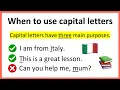 How to use CAPITAL LETTERS Correctly Learn with Examples