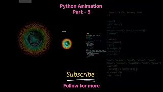 Create a Colorful Spiral Square Art in Python Turtle Python Turtle Graphics Project