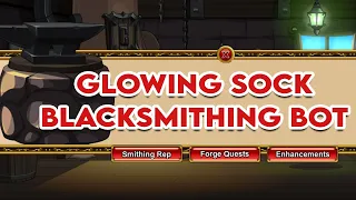 AQW Blacksmithing Rep Glowing Sock Bot