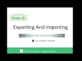 07 Exporting and Importing Objects in nodejs