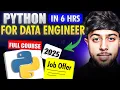 Python Full Course For Data Engineers 6 HOURS
