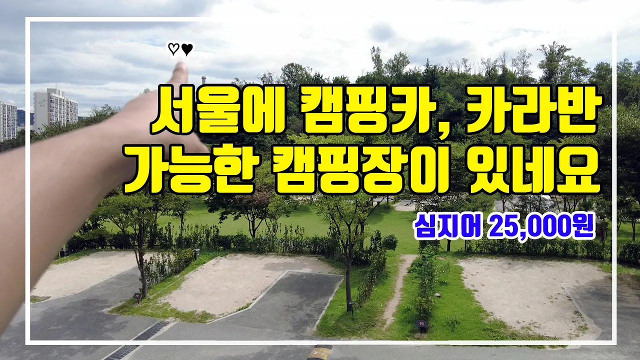 초안산캠핑장 좋은 자리 공개 합니다 サムネイル