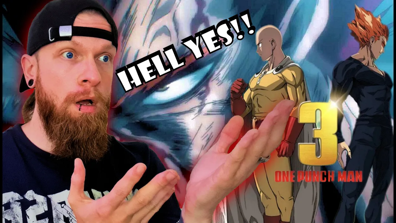 WHAT!! One Punch Man Season 3 Trailer Reaction