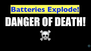 Batteries explode! Marine Batteries (Part 1). Gel, AGM, Wet cell. Lithium.