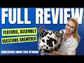 Full review of this adorable Christopher Knight cow ottoman perfect for any ranch or kids room