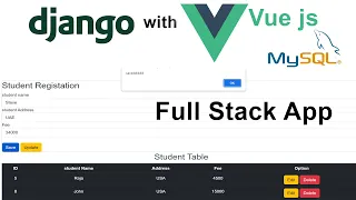 Django Vue js Full Stack App