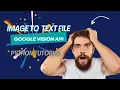 How to Extract Text From Image Using Google Cloud Vision API Complete Scraping Extraction Tutorial