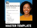 Daily Reflection 2 0 Master Template