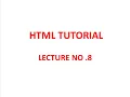 HTML input text field HTML input text box checkbox box button Lecture 8