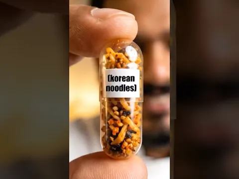 Viral Korean Noodles Capsule😍🥵🔥 #korean #shorts #indianfood