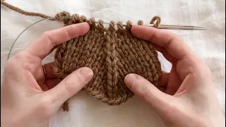 CDD S2kP2 Centered Double Decrease Slip 2 Knit 1 Pass 2 decreases knitting tutorial