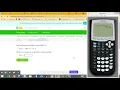 Evaluating exponential functions with TI calculator