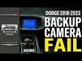 Dodge Jeep Backup Camera Blue Screen Unavailable Fix