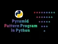 pyramid pattern program in python
