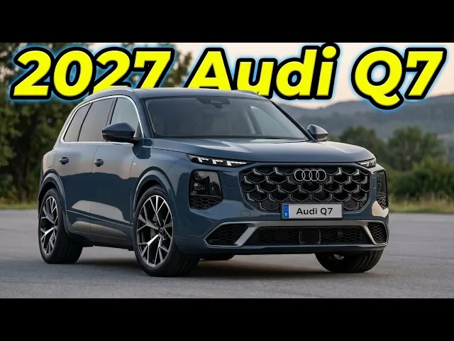2027 Audi Q7 Debuts: Bigger V8 Power, Curved OLED Displays, and a Staggering Look