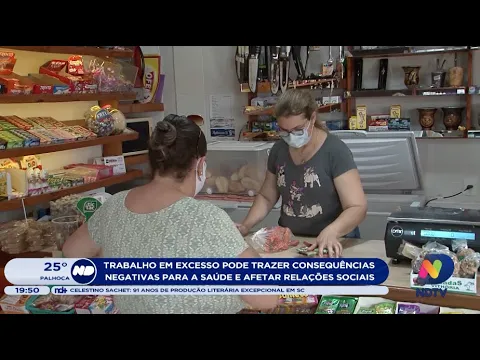 Trabalho em excesso pode trazer prejuízos para a saúde e afetar relações sociais