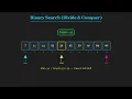 Searching Algorithms Visualized in Arrays Python Animation
