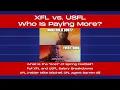 XFL vs USFL Who Is Paying More Full 2023 XFL USFL Salary Breakdowns XFL Insider Mike Mitchell