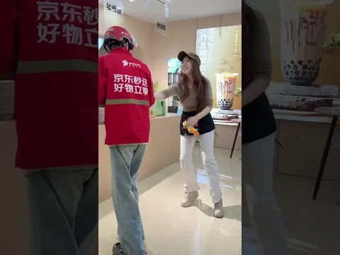 Sweet Vibe Dance 🧋🔥Smooth Moves in a Bubble Tea Shop | 2466