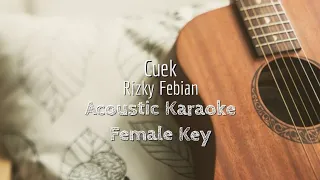 Download Cuek #GarisCinta - Rizky Febian - Acoustic Karaoke (Female Key) MP3