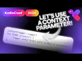 Context parameters from the language design perspective Anastasiia Nekrasova