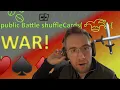 Java War Card Game Creating Random Decks and Gameplay
