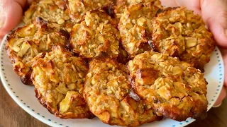 Just 1 Cup of Oats 2 Apples! No Sugar! No flour! You Won’t Believe How Delicious!