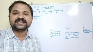 Stacks using linked list
