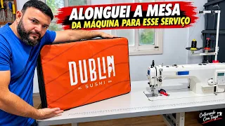 Aumentei a bancada da máquina de costura para fazer Bag de delivery veja como ajuda desse jeito