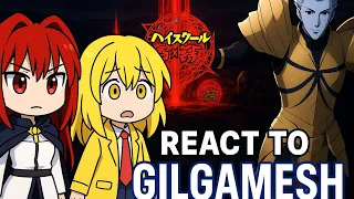 Highschool DxD DxD react to Gilgamesh Gacha club