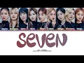 Download Lagu [AI COVER] TWICE 'SEVEN' (Original by Jungkook) | Color Coded lyrics + Line distribution