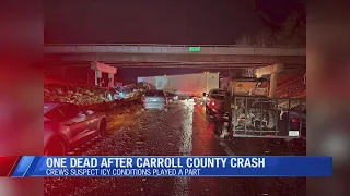 Fatal crash causes major backup on I-77 in Carroll County