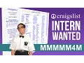We post a Craig s Listing for an Intern