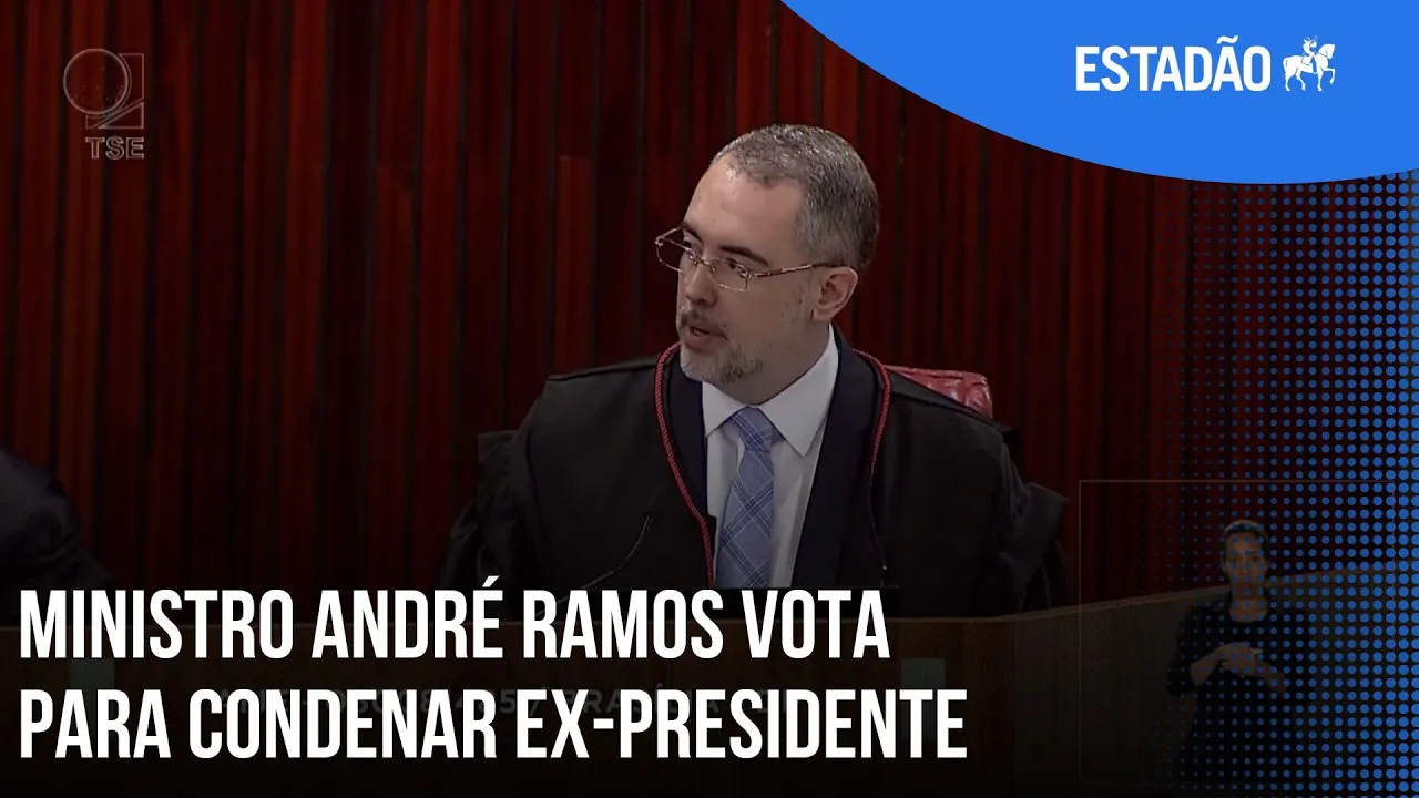 Bolsonaro inelegível? Ministro André Ramos vota para condenar ex-presidente